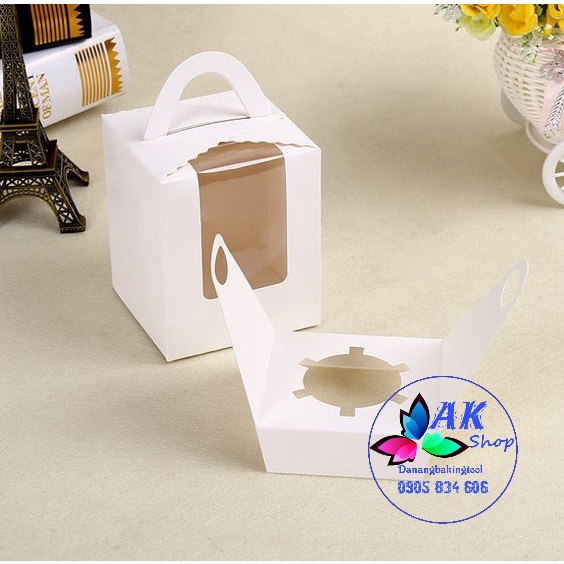 SET 5 HỘP CUPCAKE GIẤY 1 BÁNH