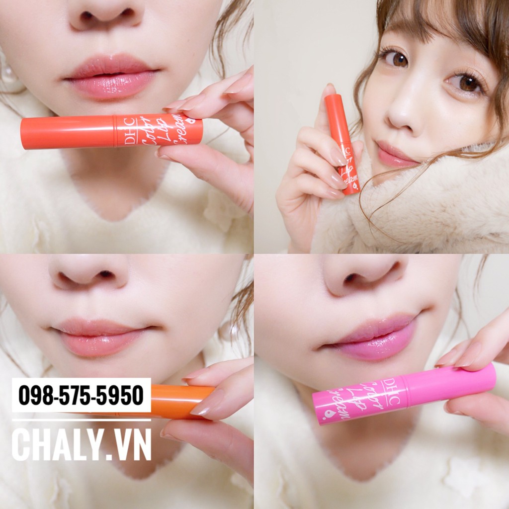 Son dưỡng môi có màu DHC Color Lip Cream nội địa Nhật