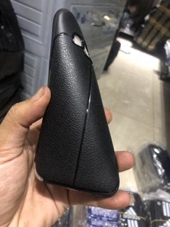 Ốp lưng Samsung G360 dẻo đen vân da
