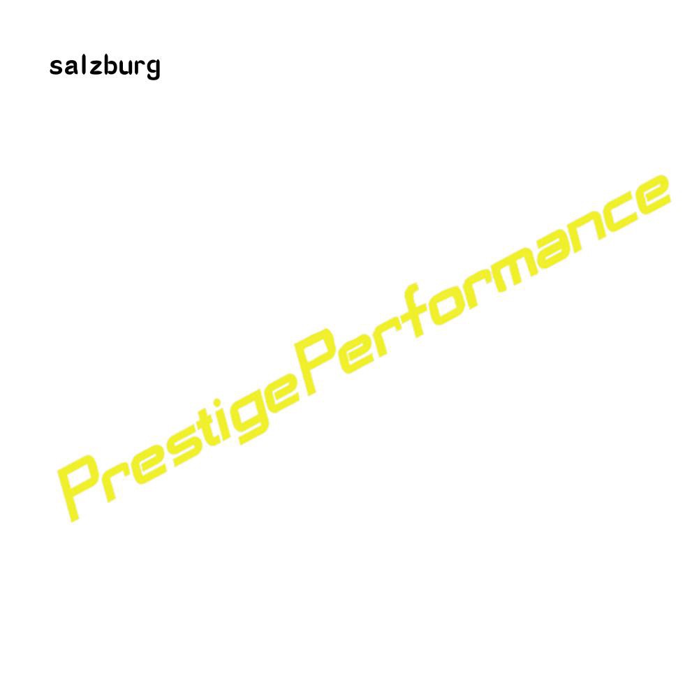 Đề can dán trang trí cho xe hơi họa tiết chữ PrestigePerformance tiện dụng