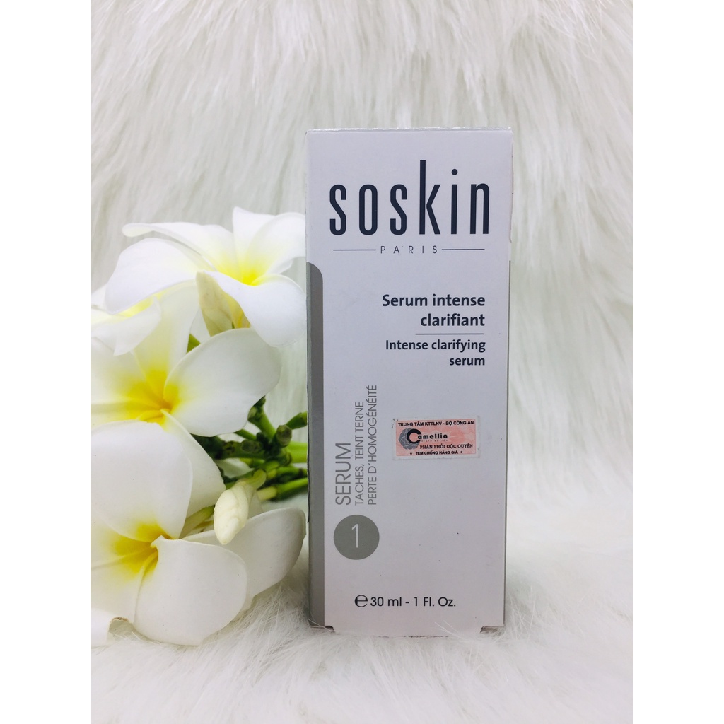 Tinh chất làm trắng da chuyên sâu Soskin - Intense Clarifying Serum 30ml