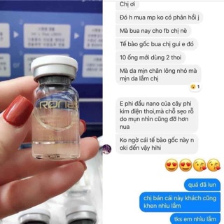 ✅ Tế bào gốc RONAS  1hộp 10 ống ✅✅