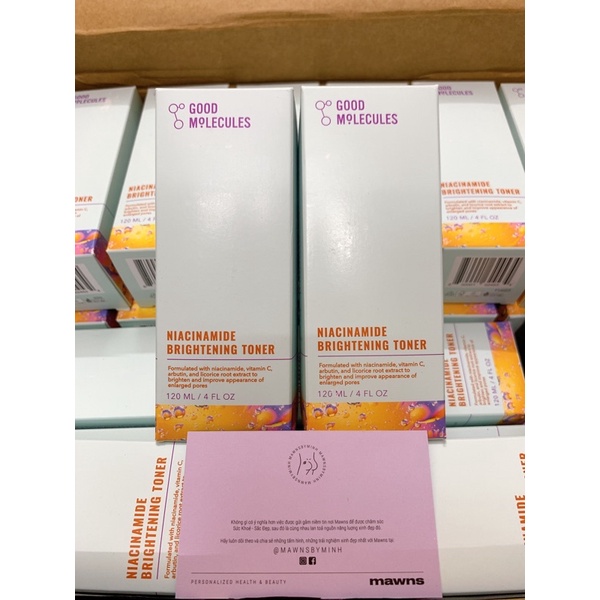 Toner sáng da Good Molecules Niacinamide 120ml