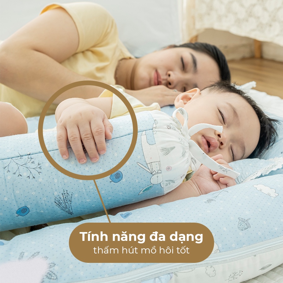 Gối Ôm Trẻ Em Cao Cấp Khang Home Êm Ái Cho Bé Ngủ Ngon Size 15x70cm