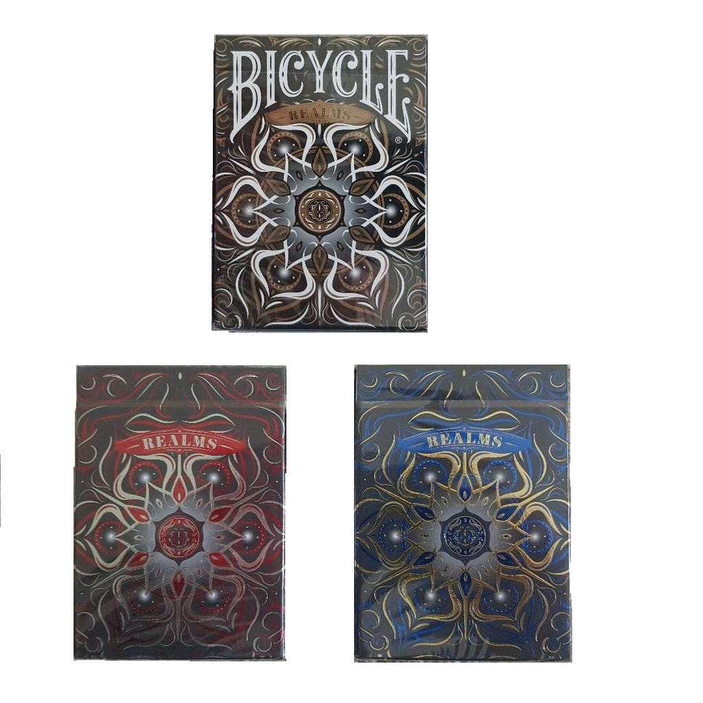 Bộ thẻ bài trò chơi ma thuật Bicycle Realms USPCC dùng sưu tập / làm ảo thuật