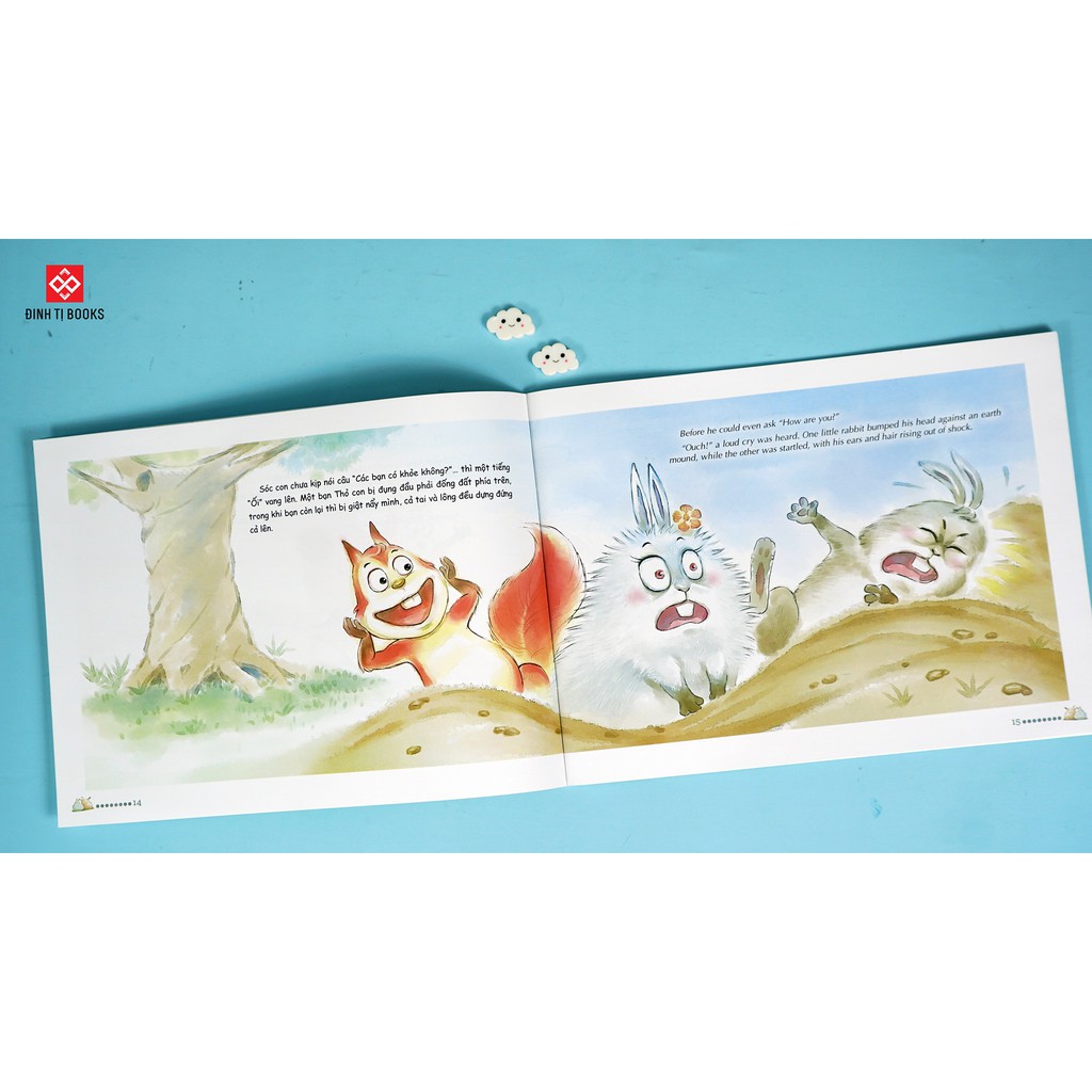 SÁCH - Sách song ngữ bồi dưỡng tâm lý, trí tuệ cho trẻ ( 4 TẬP )