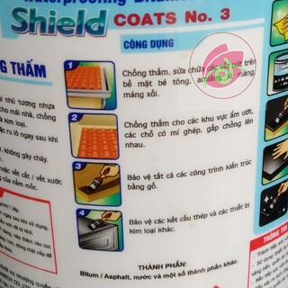 Sơn chống thấm Bitum ATM Shield Coat 3,5 kg