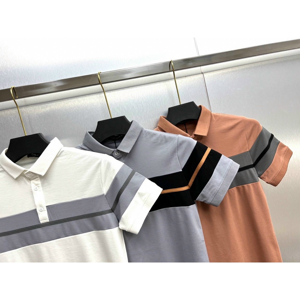 Áo thun nam bigszie, áo polo phông trơn nam cotton xuất khẩu cao cấp