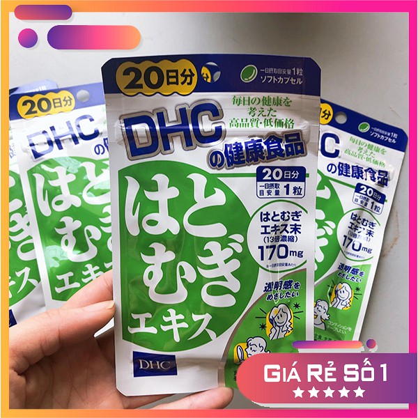 Viên uống Trắng da D.H.C Nhật Bản Adlay Extract 20 Ngày (20 Viên)