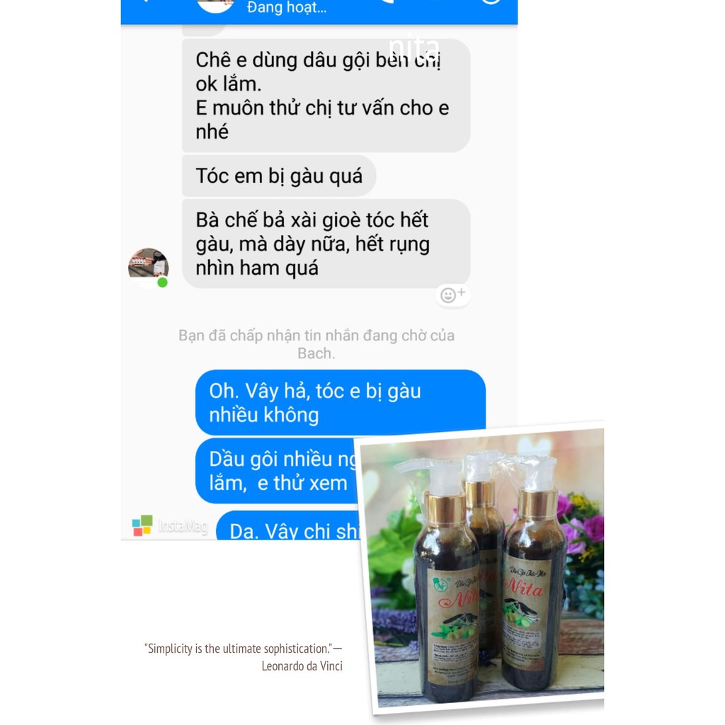 Dầu gội bồ kết cô đặc Dầu gội thảo dược sạch gàu, nấm ngứa, chống, ngăn rụng tóc, mọc tóc NITA NT01 | BigBuy360 - bigbuy360.vn