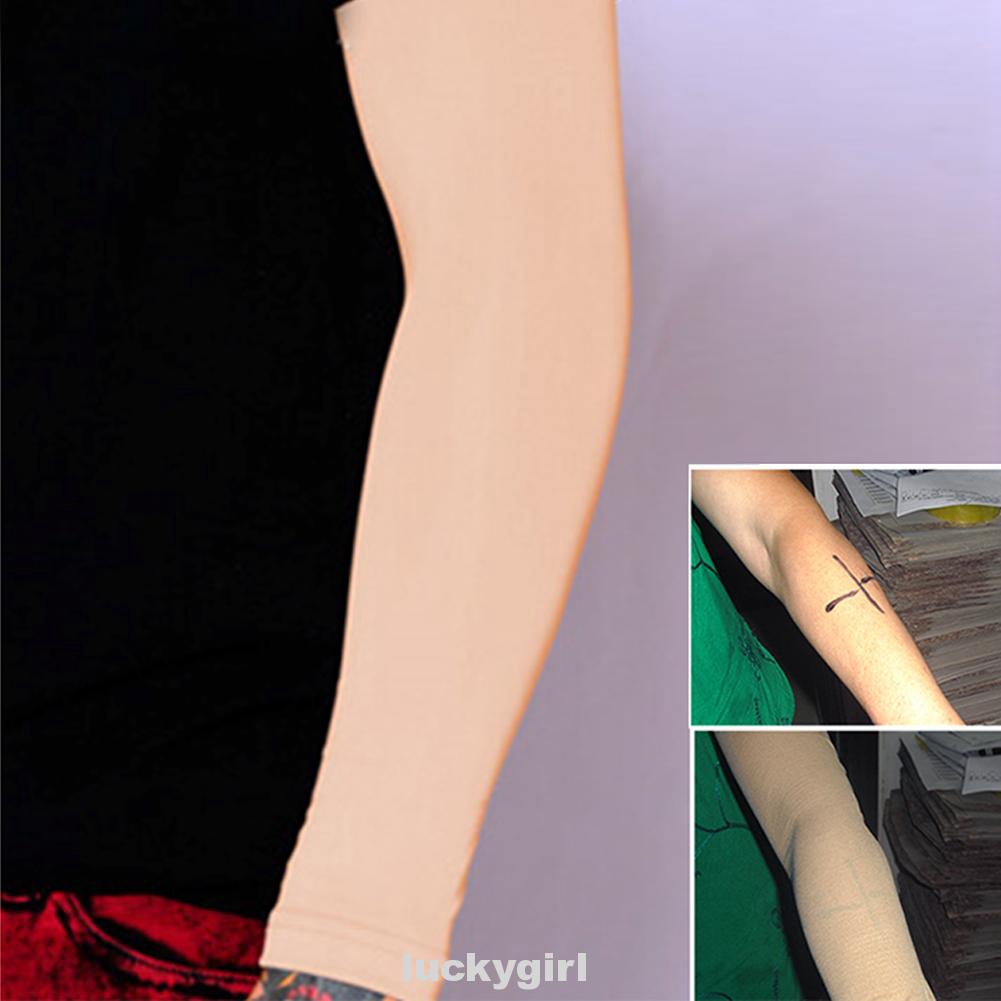 Ống đeo cánh tay che hình xăm bằng nylon đàn hồi mềm thời trang thoáng khí bảo vệ chống tia UV