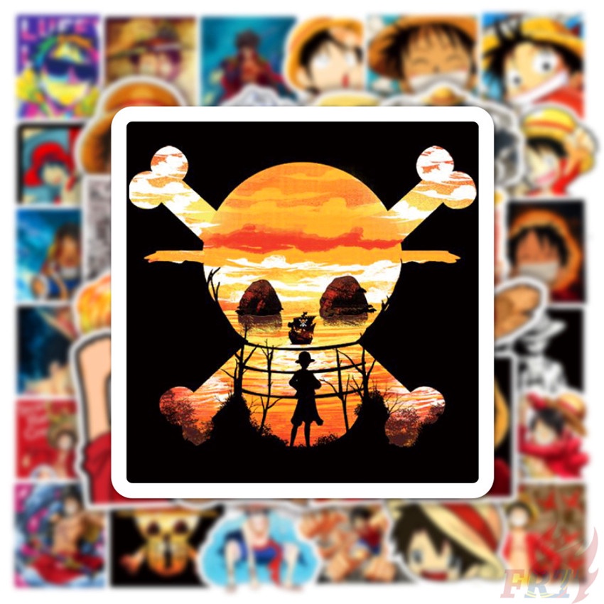 ❉ One Piece Series 02 Luffy Album Graffiti Stickers ❉ 50Pcs/Set Anime DIY Fashion Waterproof  Mixed Luggage Laptop Skateboard Doodle Decals Stickers