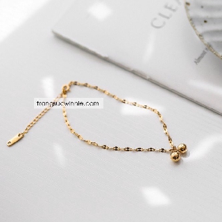Lắc chân nữ titan bi twist