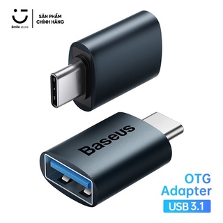 Đầu chuyển otg type c to usb 3.1 tốc độ cao baseus ingenuity series mini otg gen2