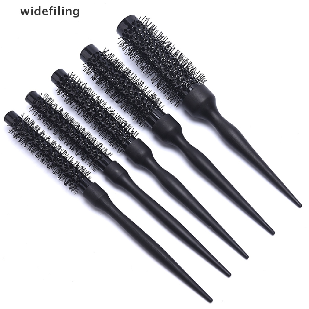 Lược Cuộn Tròn Màu Đen Bằng Nylon Chuyên Dụng Cho Salon Làm Tóc