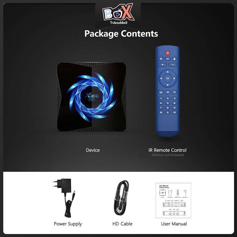 Android TV Box X96Q Max Pro H616 Allwinner  Phiên Bản 4G-32 ,4G-64G