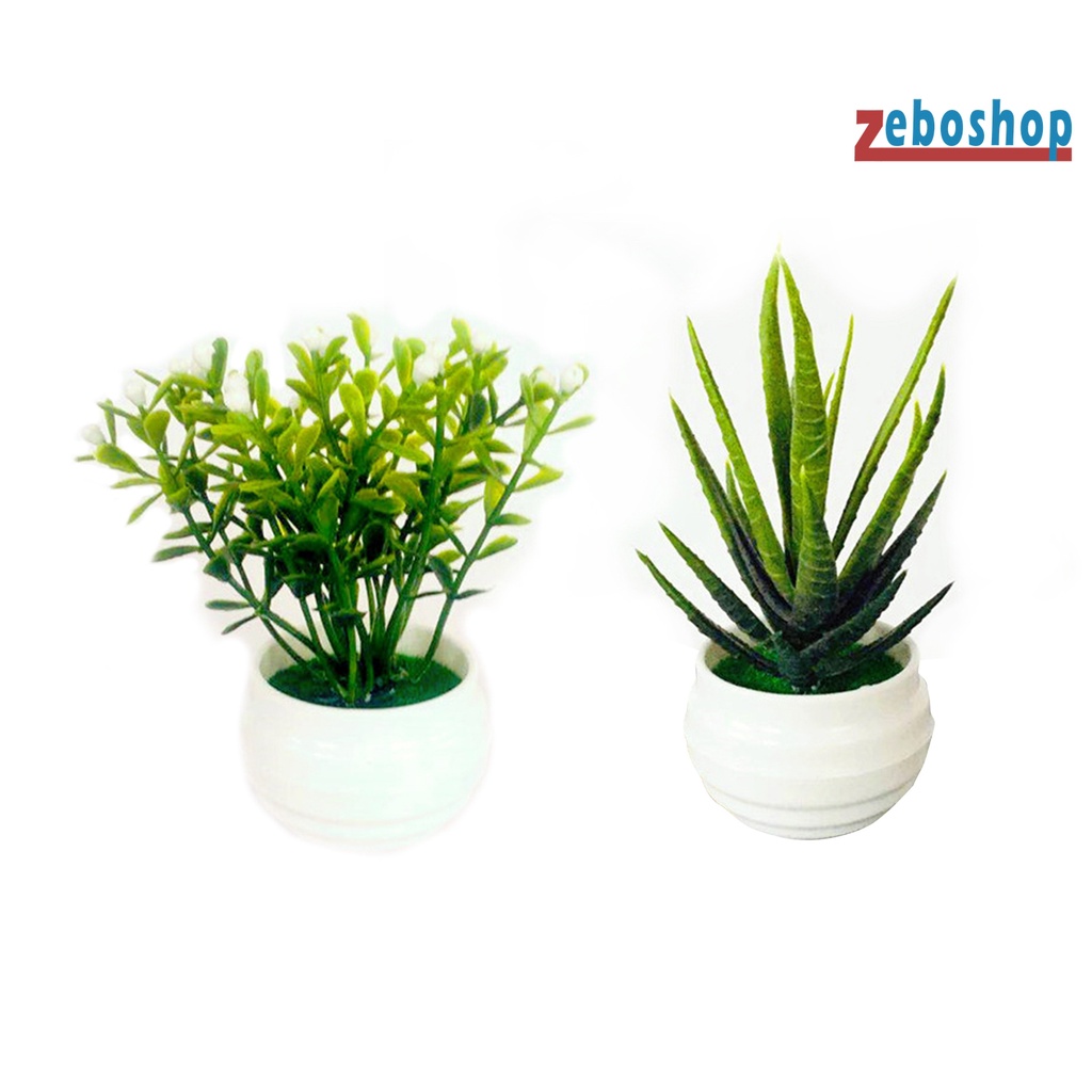 Chậu Cây Bonsai Giả Bằng Nhựa Dùng Trang Trí Nhà Cửa