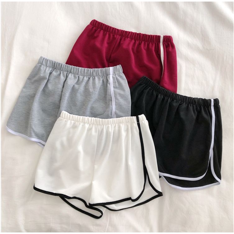 Quần Đùi Nữ Short Ngắn Màu Trơn Cơ Bản Chất Vải Mềm Mịn Thoải Mái
