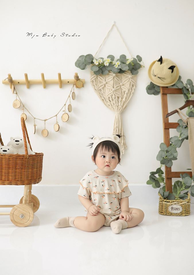 Props - Phụ kiện chụp hình siêu xinh cho các studio - Xe đẩy bằng mây