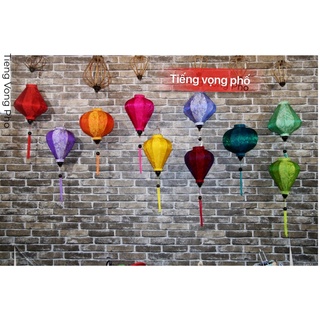 Combo 10 đèn vải lụa tơ tằm truyền thống -30cm-Trang trí nhà cửa,trang trí quán ăn,trang trí tiệm cà phê, sân vườn...