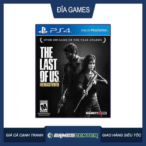 Đĩa game PS4 The Last Of Us Remastered