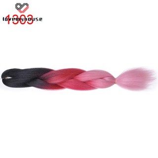 Tóc giả thắt bím 3 màu