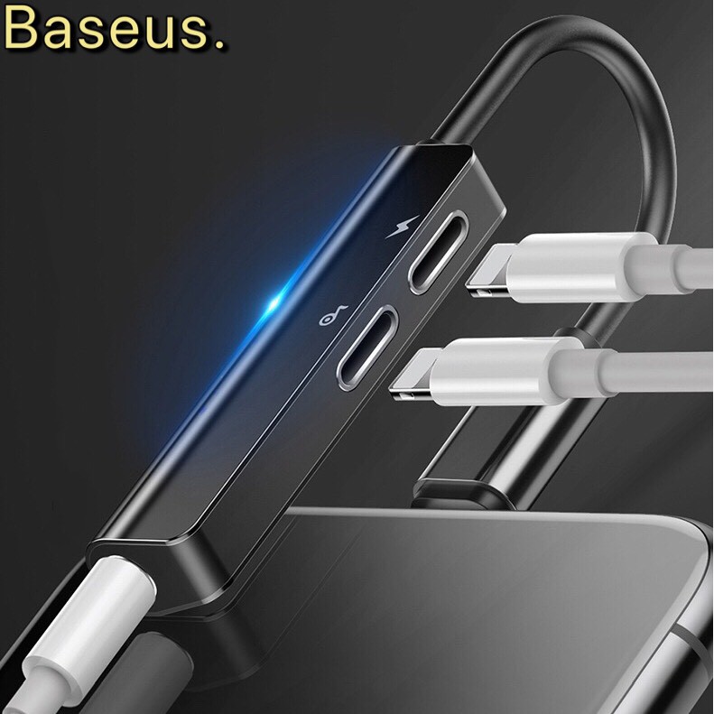 Jack chuyển đổi tai nghe Baseus L52 chính hãng, hỗ trợ mic đàm thoại cho game thủ pubg