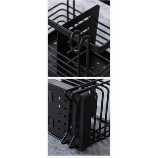 Ống cắm đũa 2 ngăn sắt sơn tĩnh điện #1507