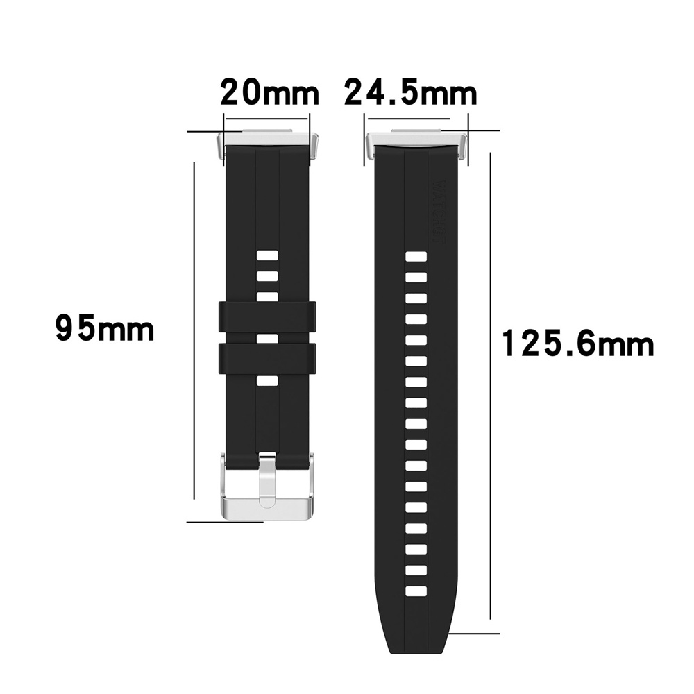 Dây Đeo Silicone Cao Cấp Cho Đồng Hồ Huawei Watch Fit 2 / Fit2 Active