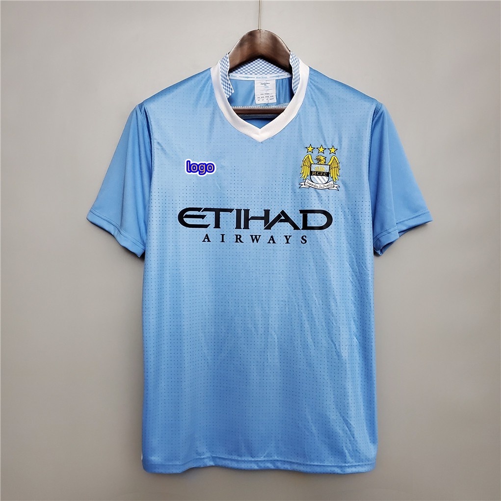 Áo Thun Số 11 12 88 90 94 96 98 99 01 1972 1991 Manchester City jersey