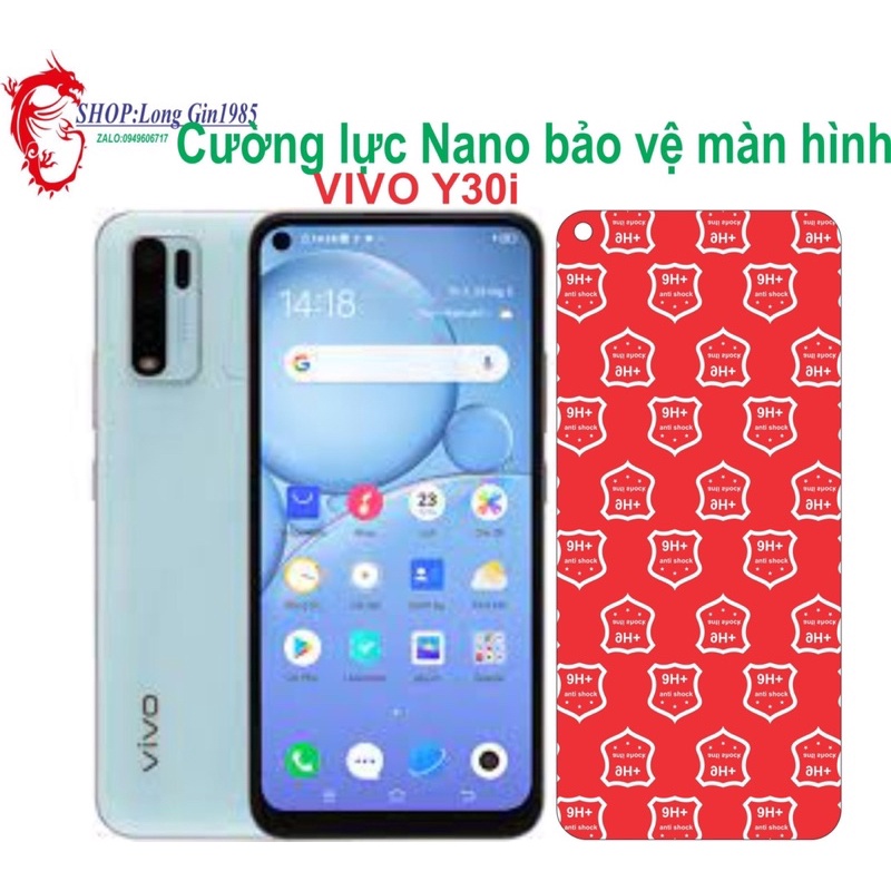 Vivo Y30i Cường lực Nano chống va đập chống trầy xước tốt