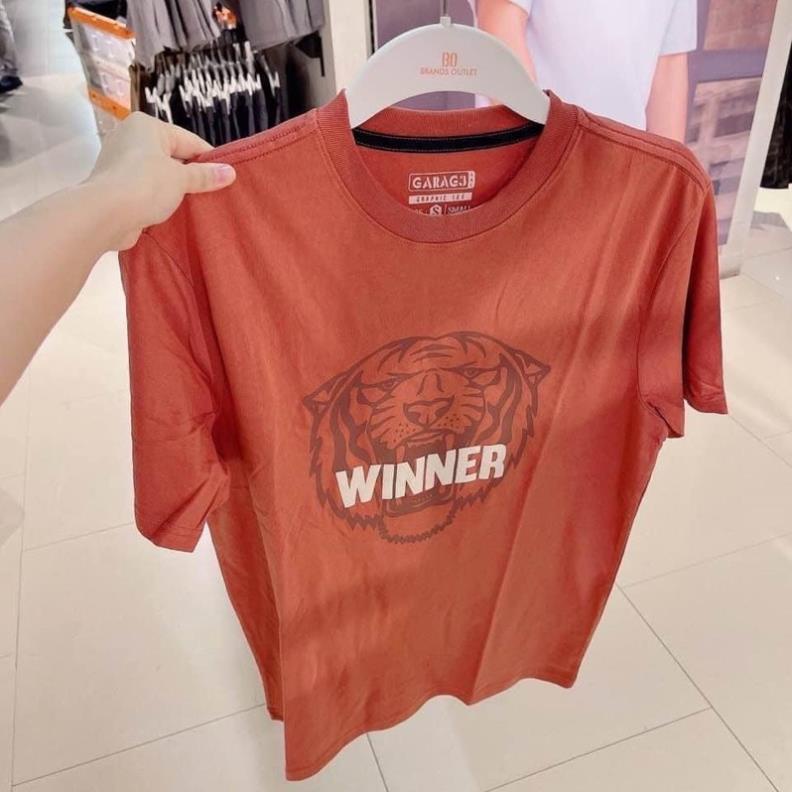 ÁO PULL MÀU HỒNG CAM CHỮ WINNER CHO NỮ