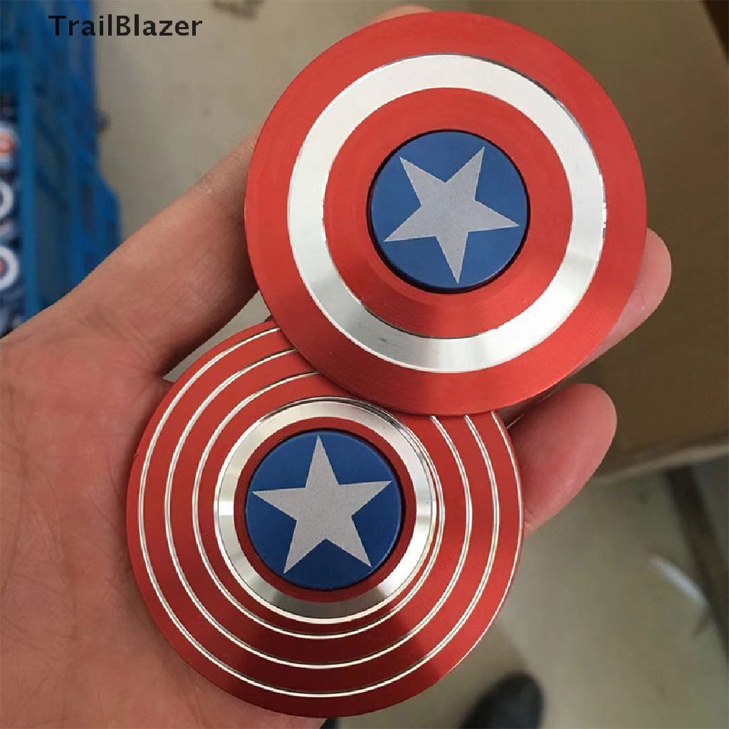Con quay đồ chơi Spinner bằng hợp kim hình Captain America