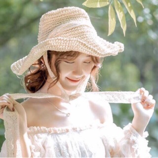 Mũ Cói Ulzzang Cột Nơ Hàn Quốc / Hàng Loại 1