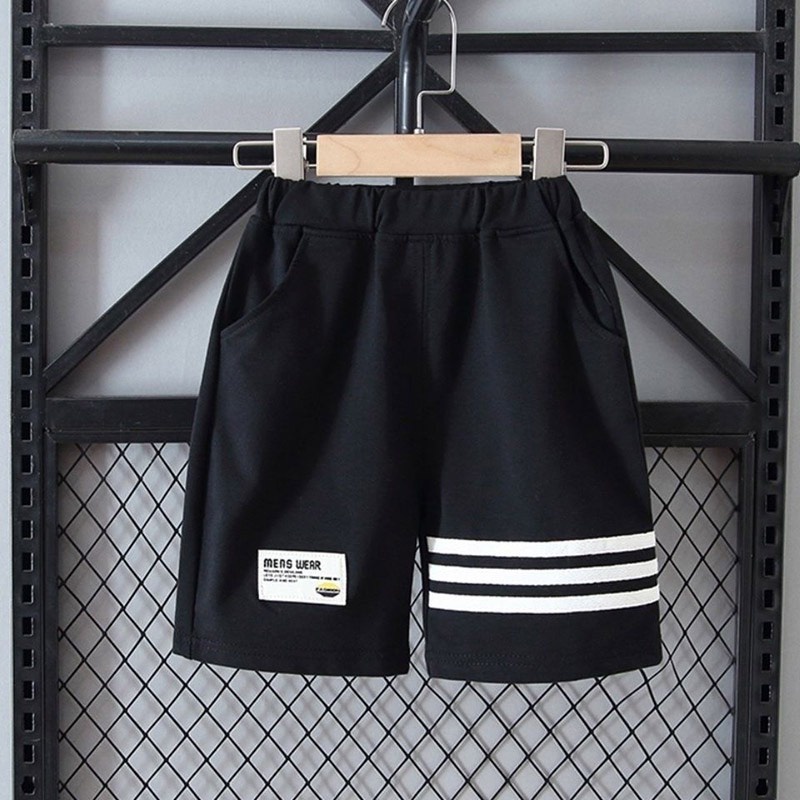 Quần đùi bé trai 18-45kg ba sọc BA18 thiết kế năng động, co giãn tốt, hàng may kĩ.QĐ18