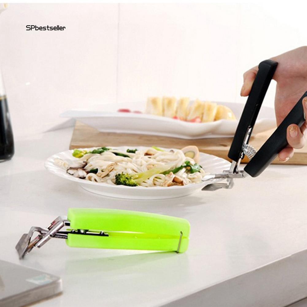 Kẹp gắp dĩa nóng bằng thép không gỉ chống bỏng