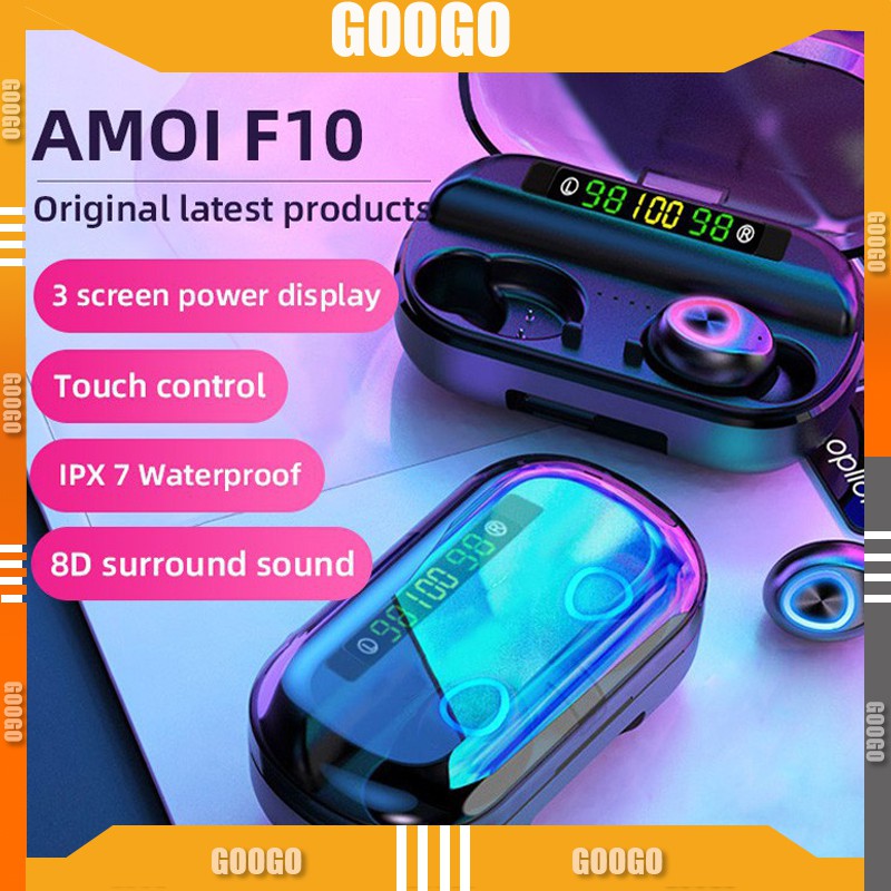 Tai nghe true wireless AMOI F10 Bluetooth 5.0 Âm Thanh Cực Chất