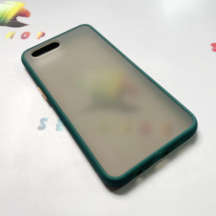 Ốp lưng OPPO A3S viền dẻo chống sốc - Ốp lưng OPPO A3S thời trang - Mặt lưng nhám - Kính cường lực 9D