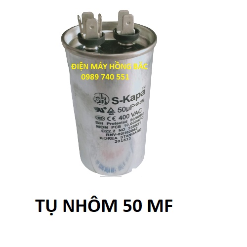 01 Tụ điện nhôm Hàn quốc cao cấp loại zắc cắm