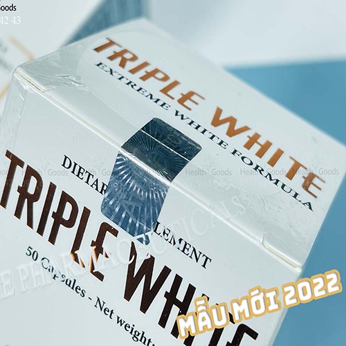 Triple White Viên uống trắng da, chống nắng Triple White, Giảm thâm , Trắng sáng