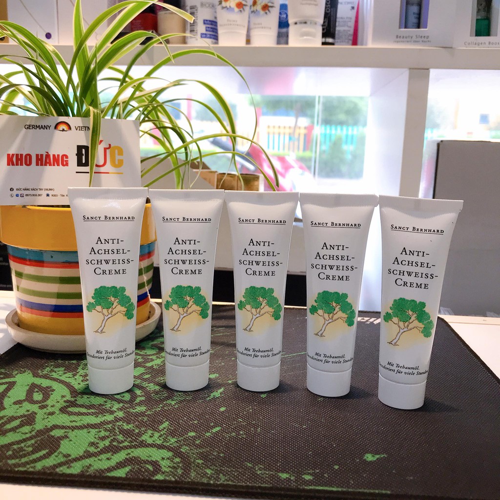 Bill Đức, che tên- Kem Thảo Mộc chống hôi nách Sanct bernhard 100ml- Hàng Đức