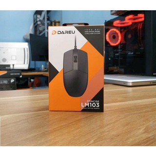 Chuột chơi game Dareu LM103 Black (USB / Đen)