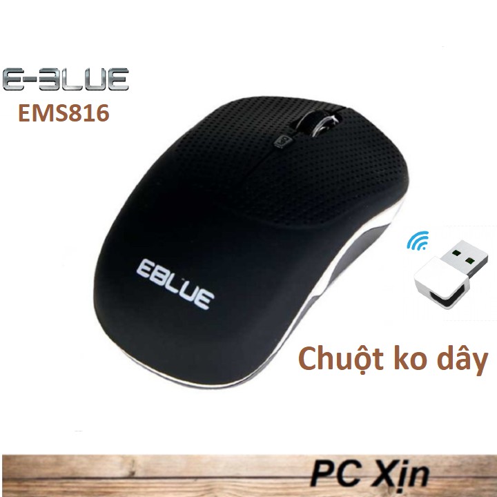 [Mã ELFLASH3 hoàn 10K xu đơn 20K] Chuột Không Dây Eblue EMS816 Chính Hãng