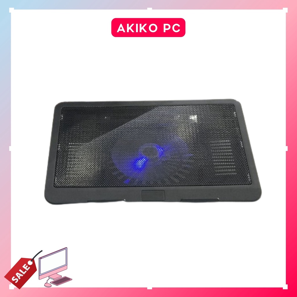 Đế Tản Nhiệt 1 fan cho laptop máy tính 14 15 16 17 inch AKIKO AKN19