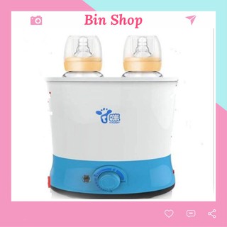 Máy hâm sữa đôi bin shop kèm chức năng tiệt trùng