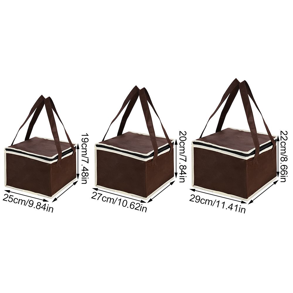 Túi Vải Không Dệt Giữ Nhiệt Đựng Bánh Pizza Chống Thấm Nước Tiện Dụng