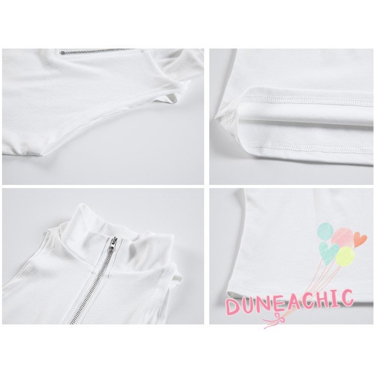 DUNEA Chân váy jean Lưng Cao Dáng Chữ A Xinh Xắn Dành Cho Nữ