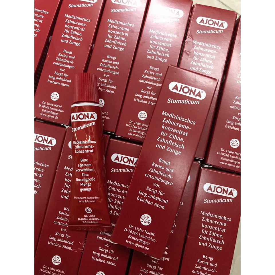 Kem đánh răng y tế của Đức Ajona 25ml