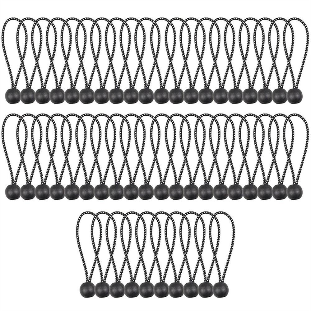 Set 5 Dây Thừng Dựng Lều Kèm Túi Đựng Màu Trắng Đen