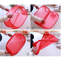 SỌT LƯỚI ĐỰNG ĐỒ GẤP GỌN